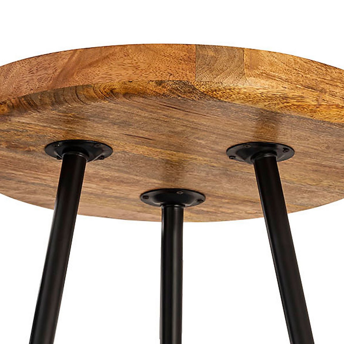 Bijzettafel rond Vancouver mangohout Ø40 of 50 cm
