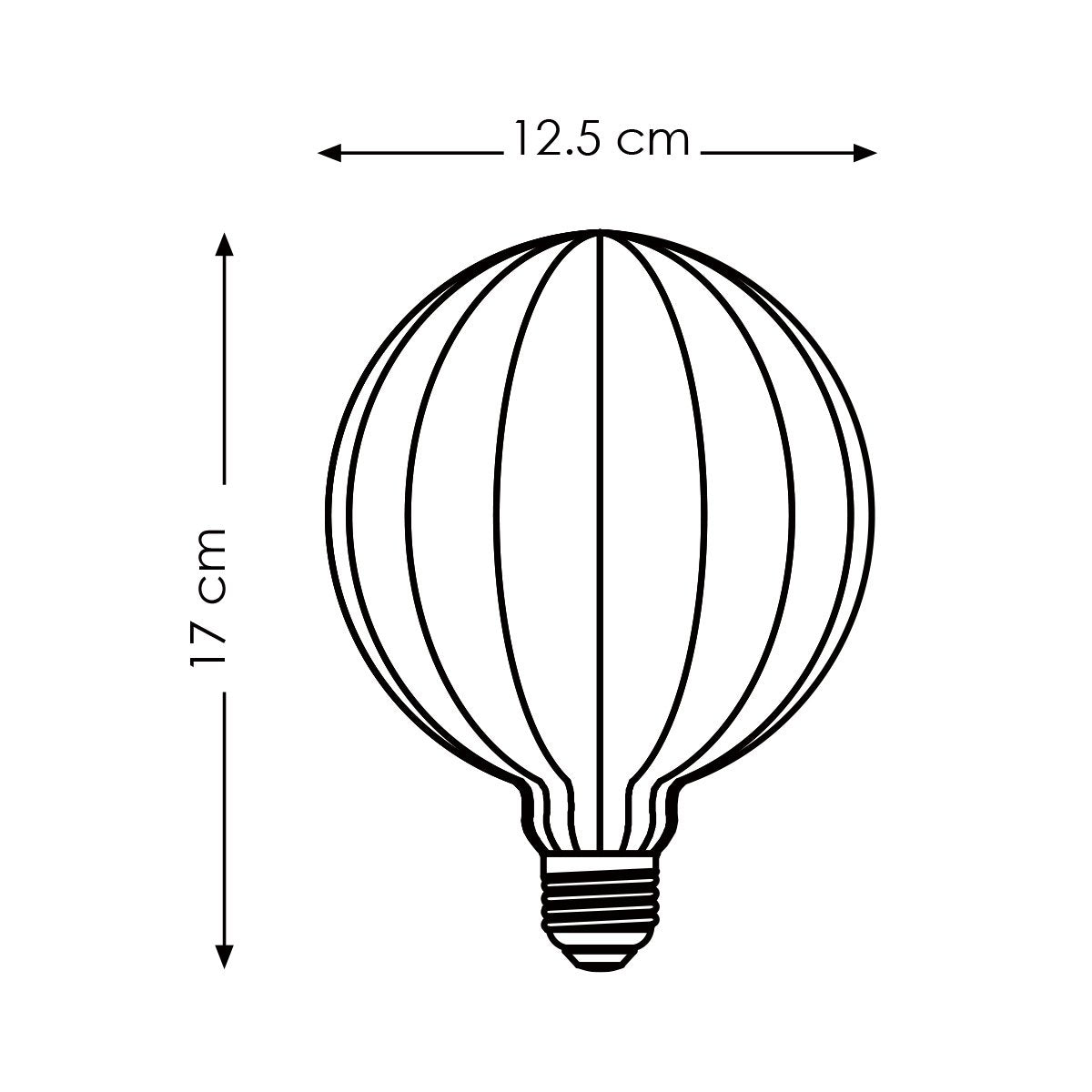 G125 Dimbare lamp -4W 120lm 1800K