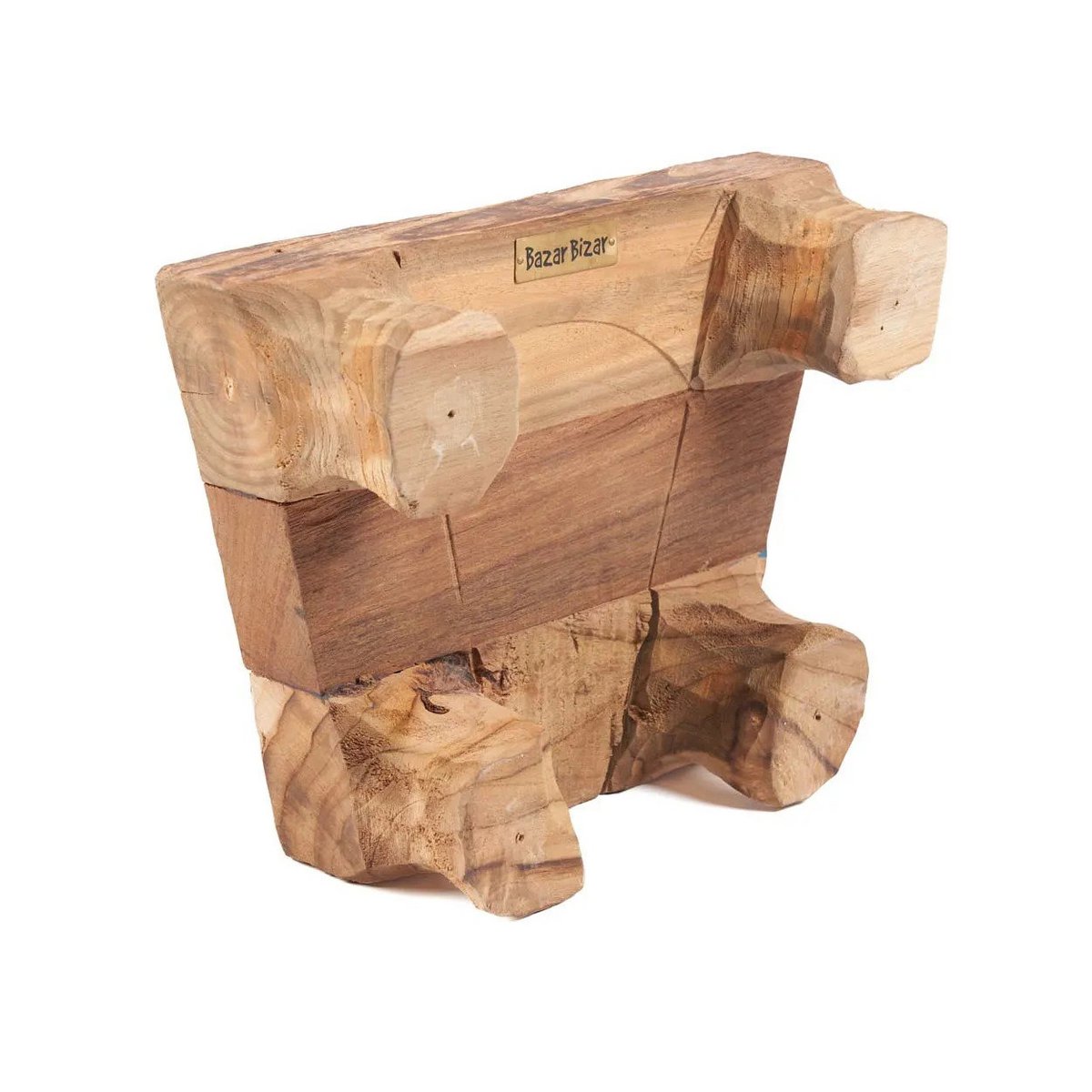 Dienblad - naturel teak