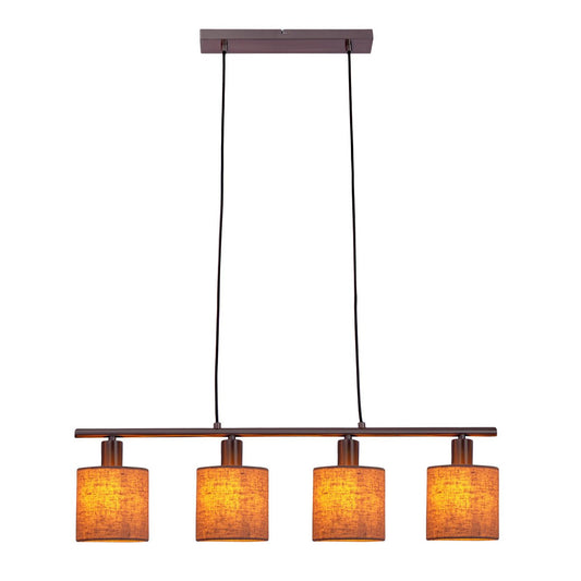Hanglamp "Maron" 4 spots lengte 71,5 cm Grijs