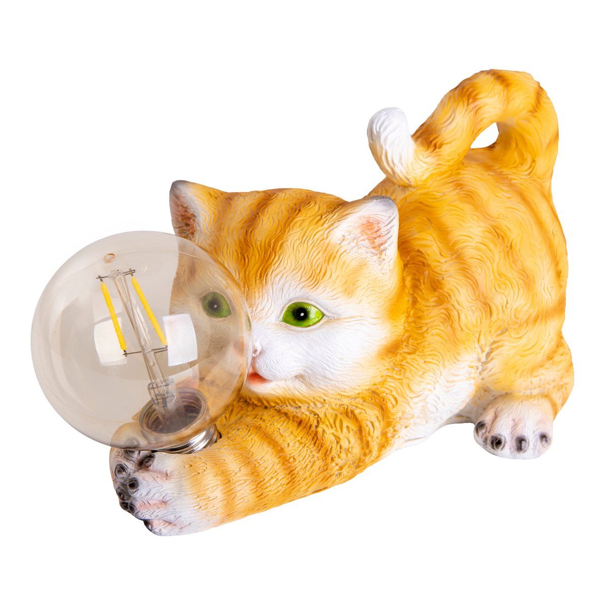LED Solar Outdoor Lamp "Kat" 25 cm Geïntegreerde LED Schemersensor
