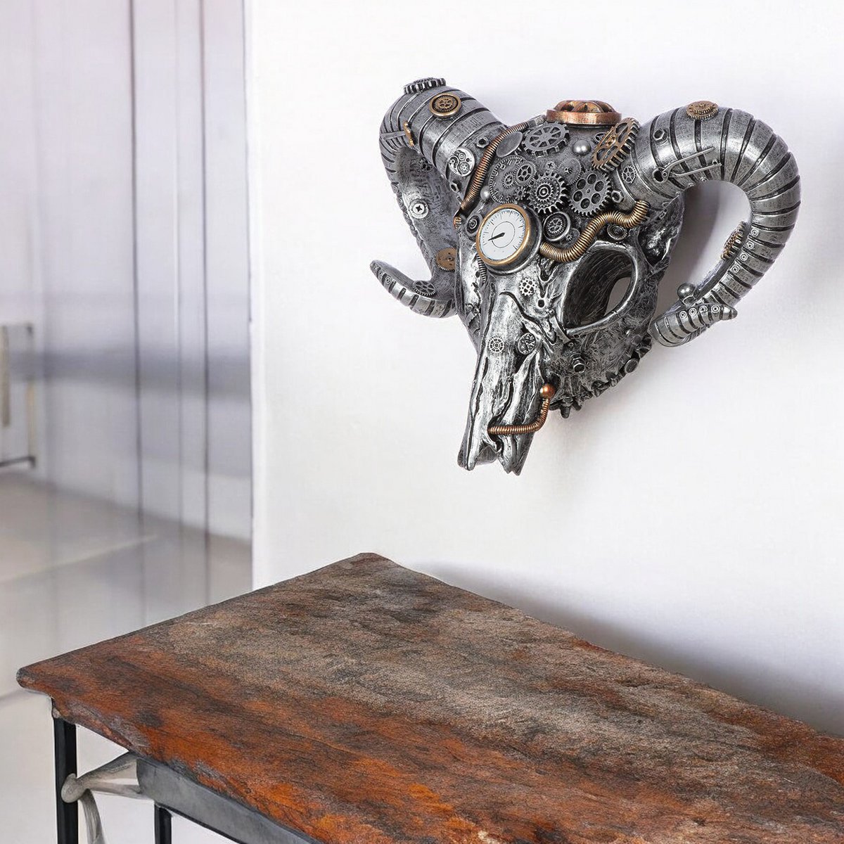 Wandobject "Steampunk Buffalo"