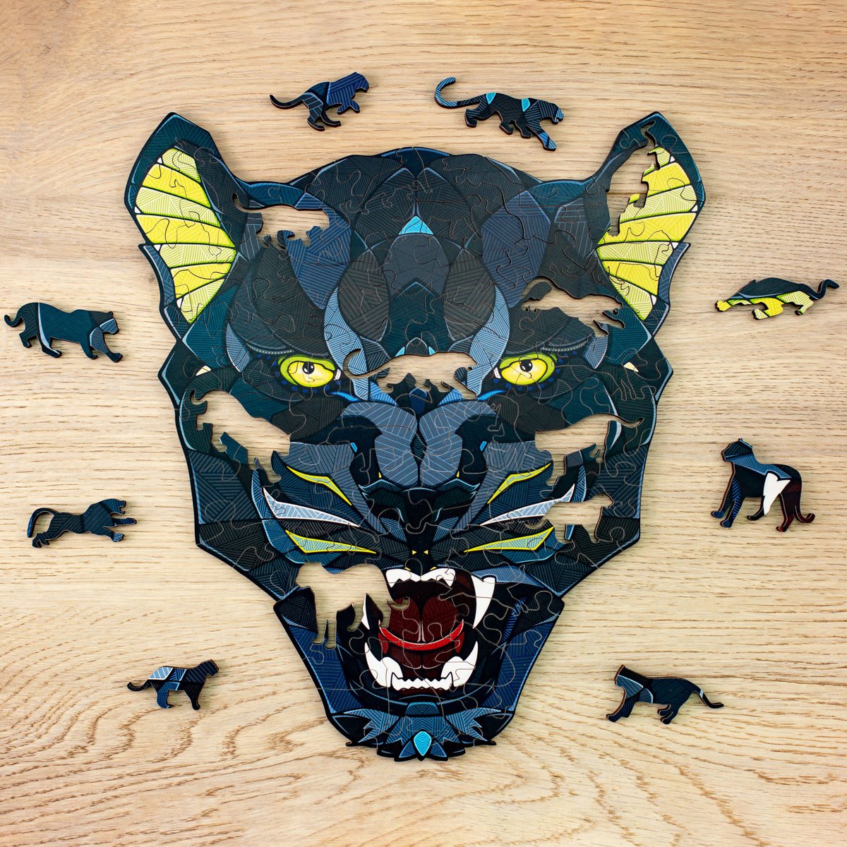Houten Legpuzzel Panter