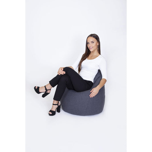 Poire Cotton Try Angle Print - grijs