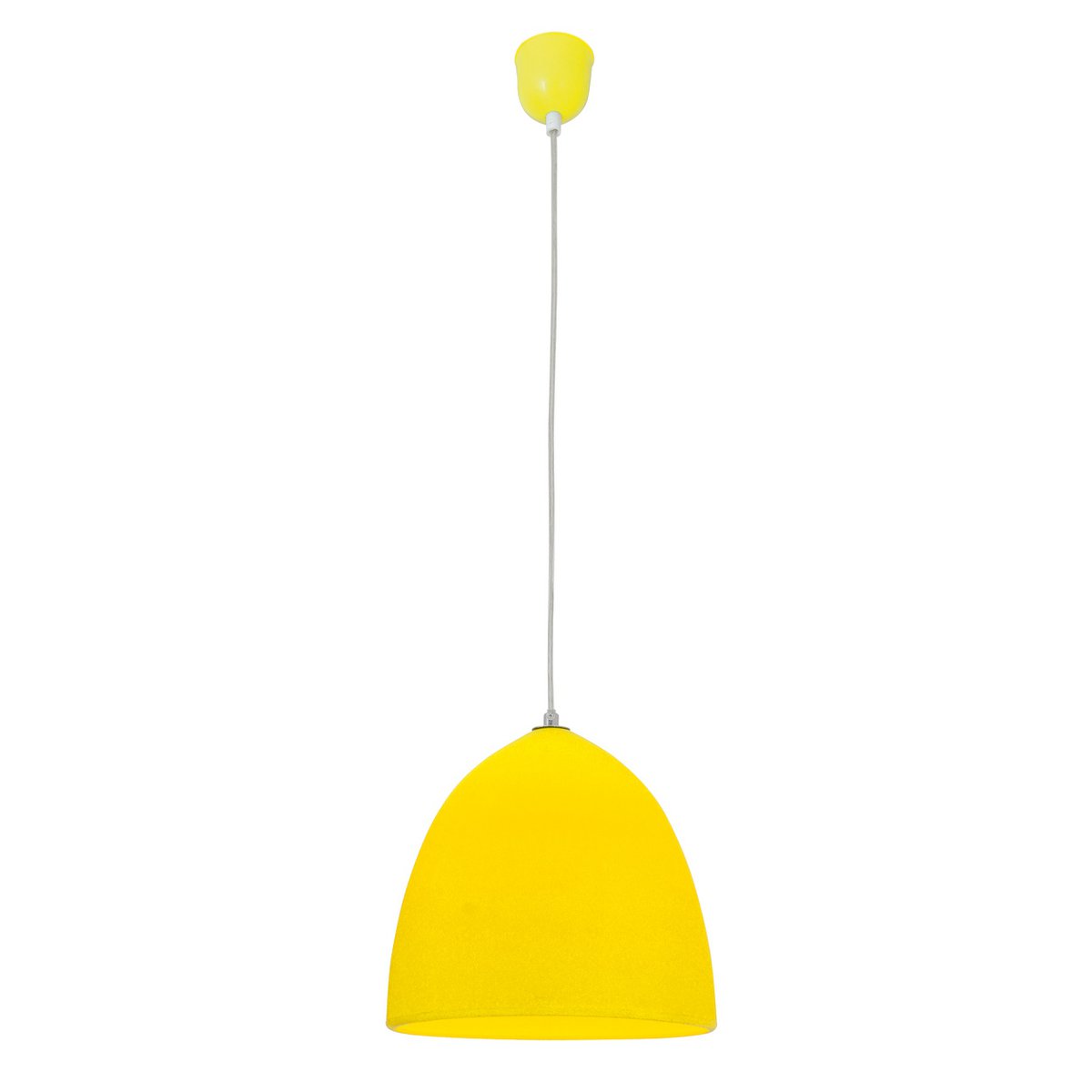 Siliconen hanglamp "Catinus" Ø 25 cm Geel