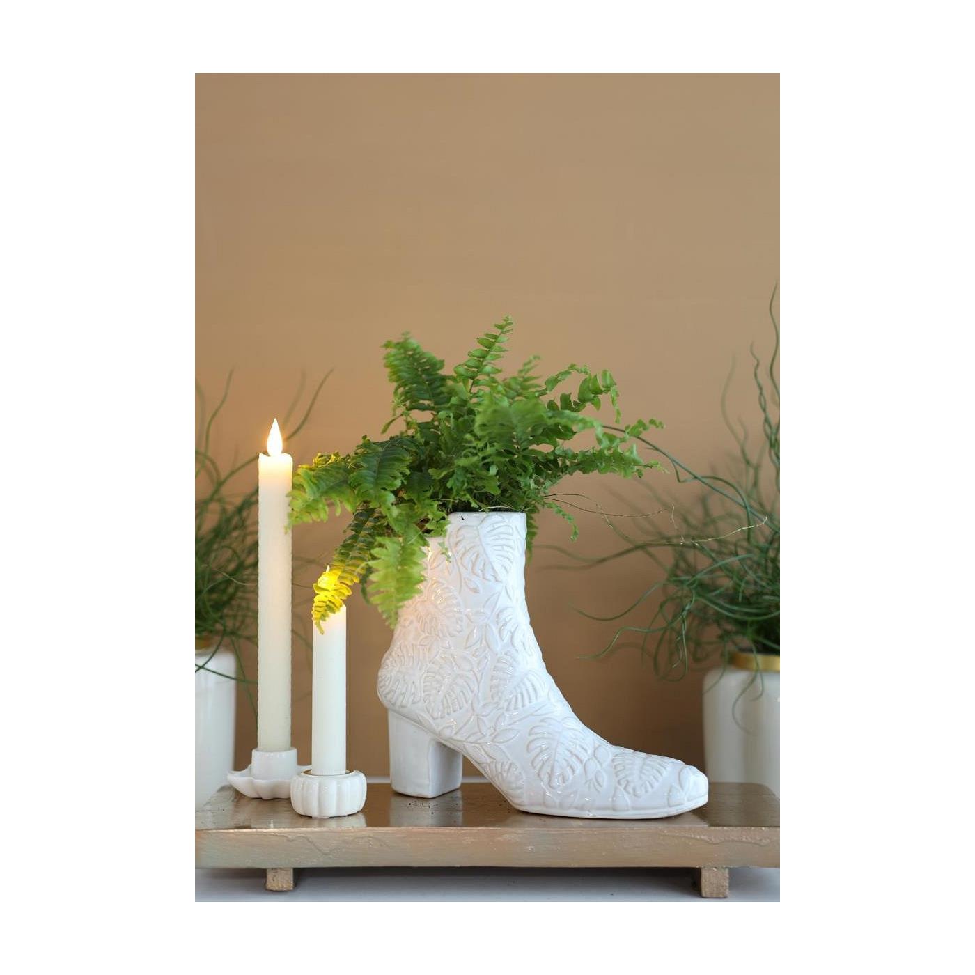 Vaas Bootie kers Ø7x22x19cm