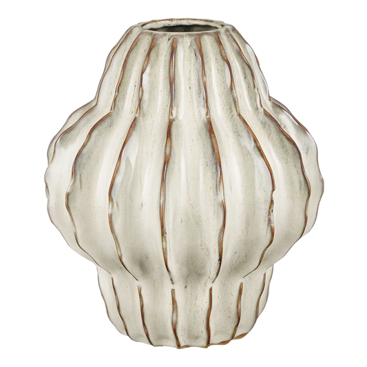 Altea Vaas - H28 x Ø25 cm - Keramiek - Off White
