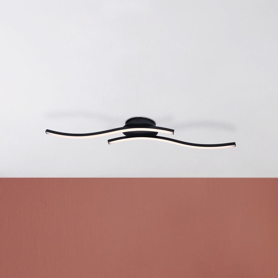 Wand/plafondlamp "Onda" LED lengte 65 cm