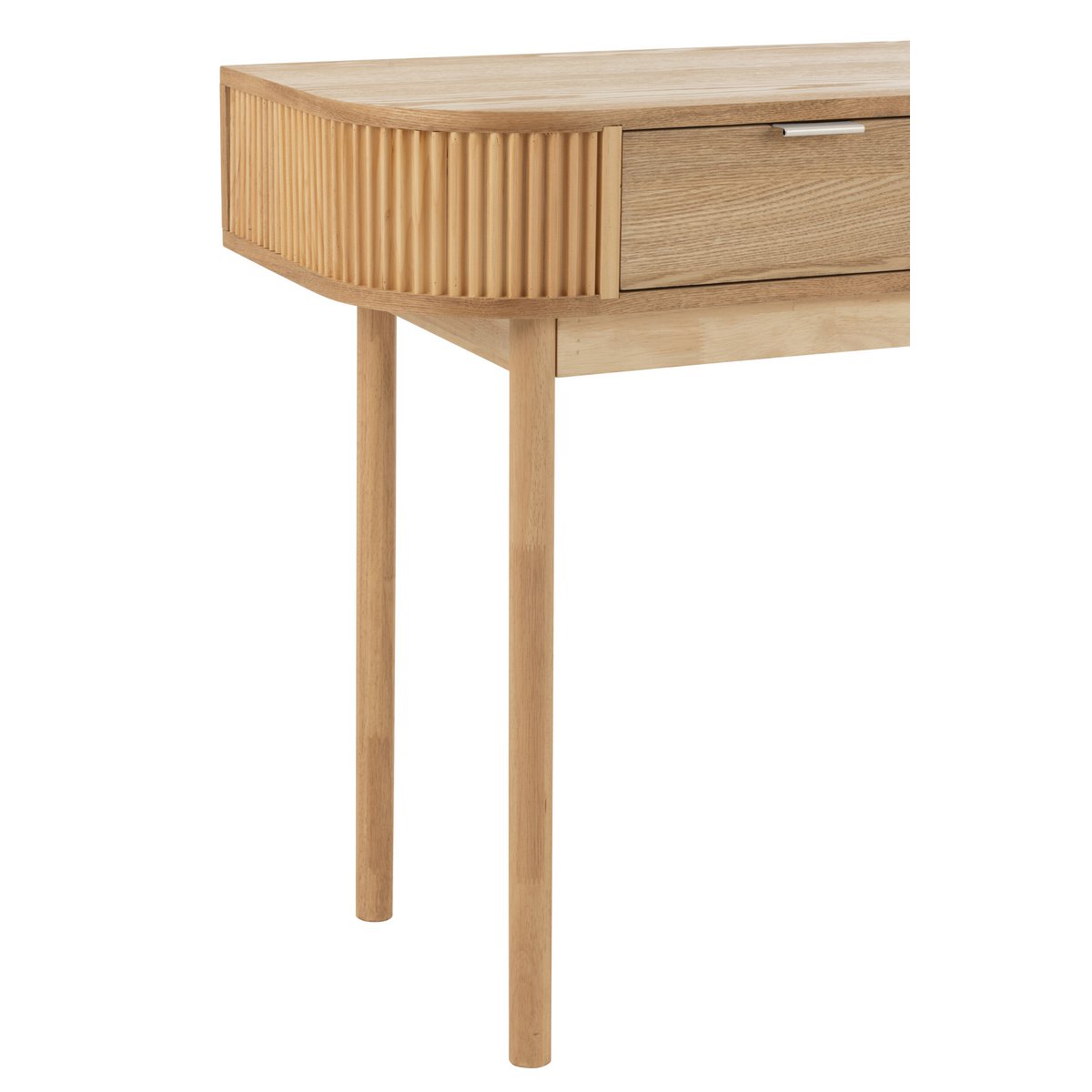 J-Line console Rond - dennenhout - naturel