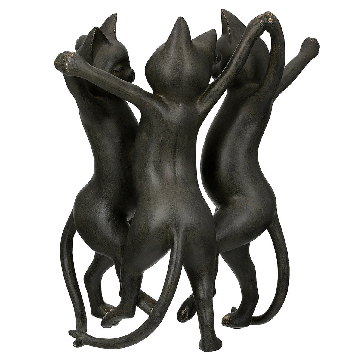 Beeldje kat "Gatto" H.30,5 cm 3 figuren