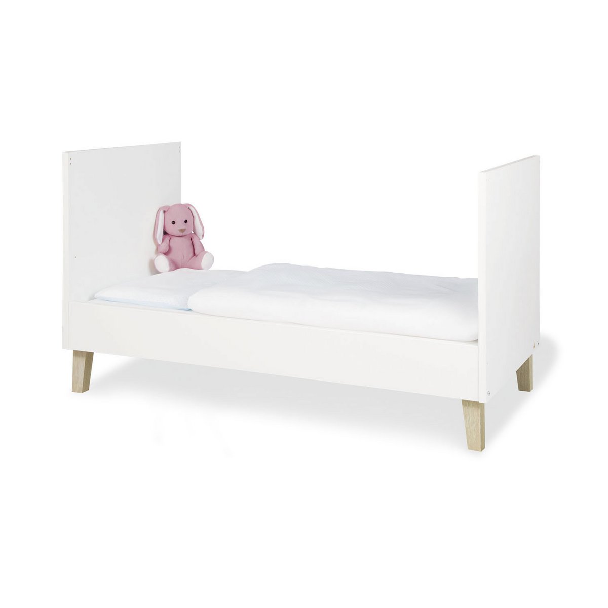 Set 'Lumi' breed groot 3 delen: ledikant, brede commode, grote kledingkast