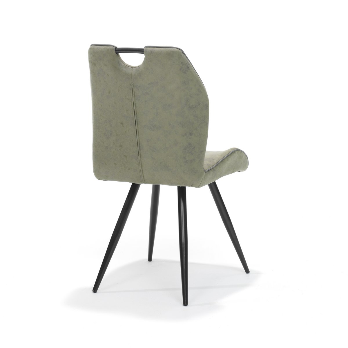 Stoel Garda zwart Stof Soft Groen