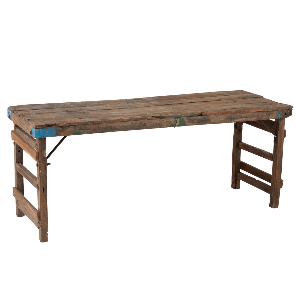 J-Line Console Verouderd Gerecycleerd Hout Bruin