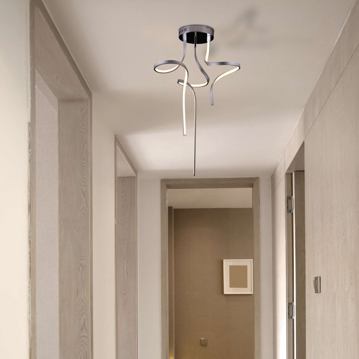 LED plafondlamp "Loop Line"