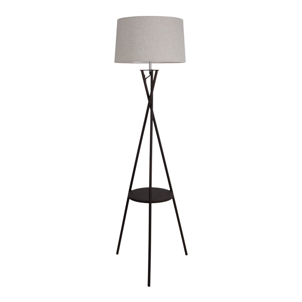 Staande lamp "Tora" met geïntegreerd tafeltje 158 cm hoog