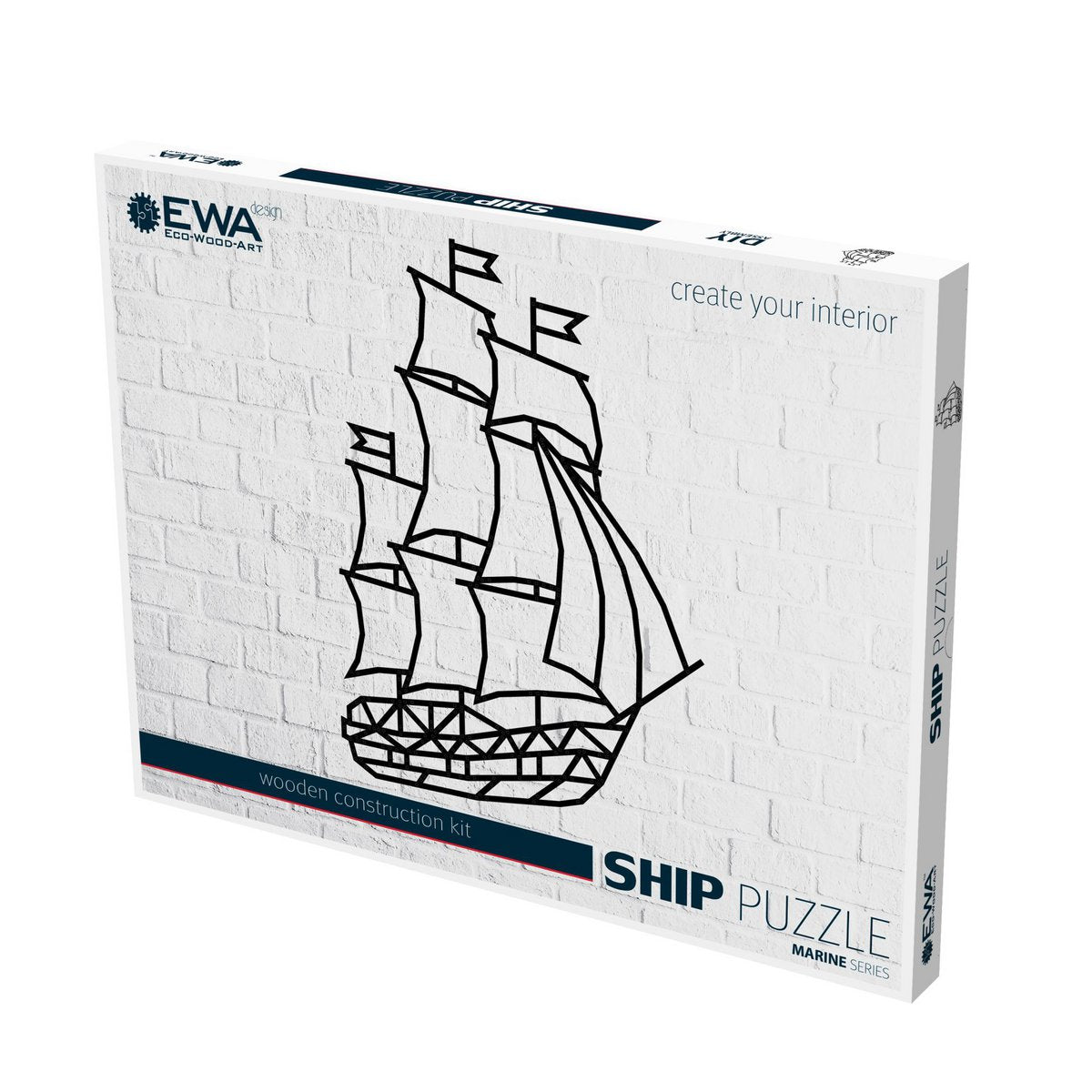 Wandpuzzel Schip