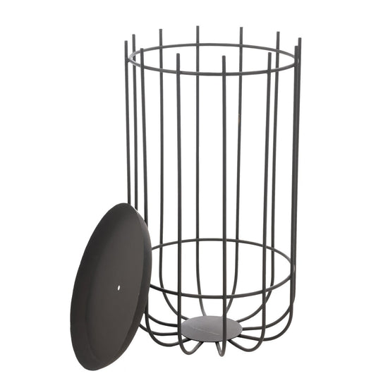 J-Line Vuurkorf Hoog Metaal Zwart Small