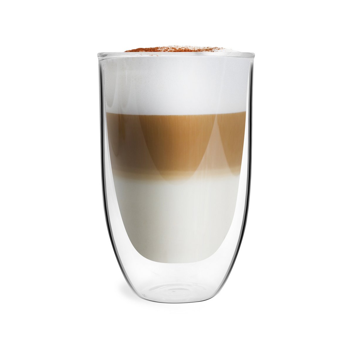 Set van 6 dubbelwandige lange glazen 350 ml