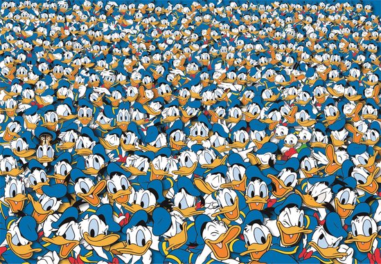 Clementoni Impossible Puzzel Disney Donald Duck 1000 Stukjes