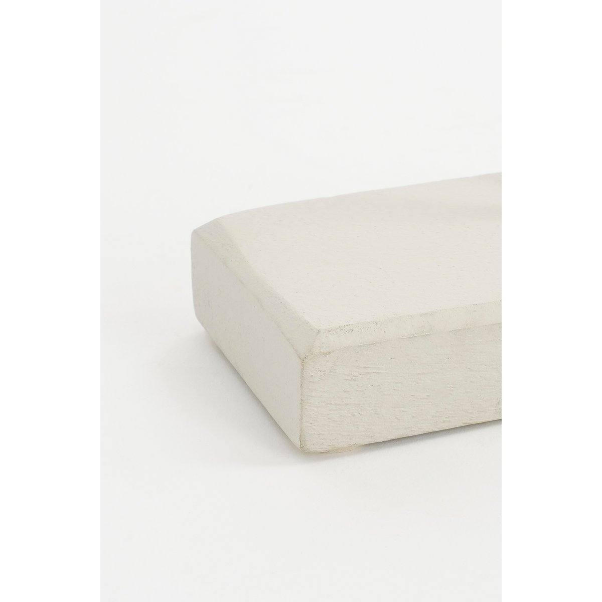 Pastina Ornament op Voet - L7 x B17 x H38 cm Off White