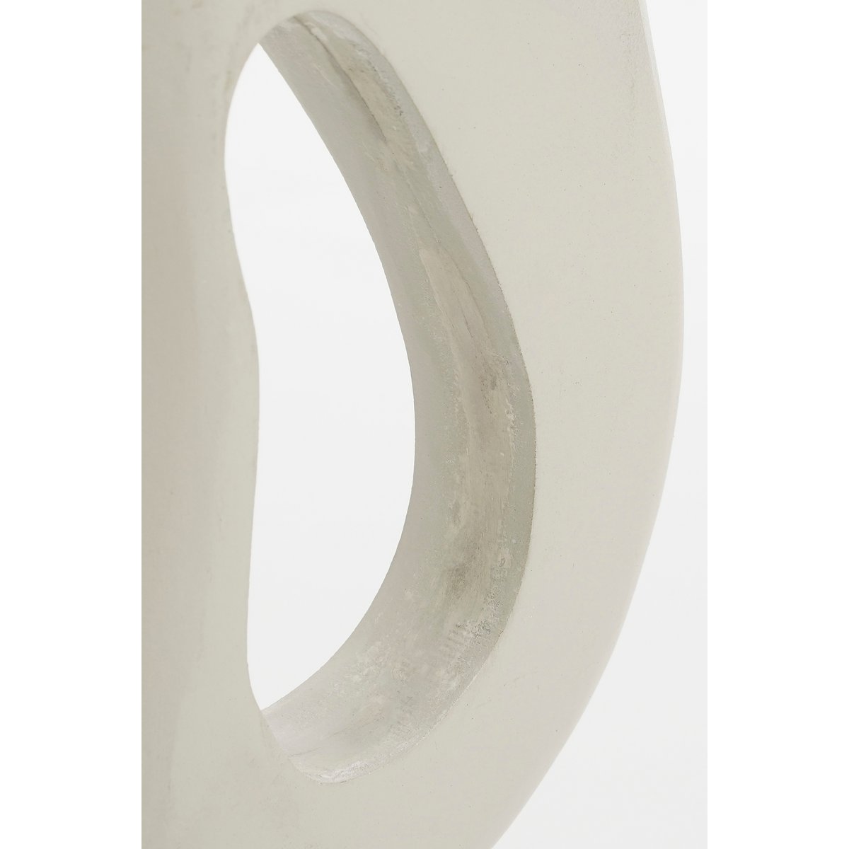 Pastina Ornament op Voet - L7 x B17 x H38 cm Off White