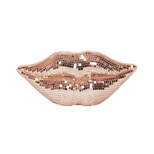 Ornament Disco-Lips Rose Gold