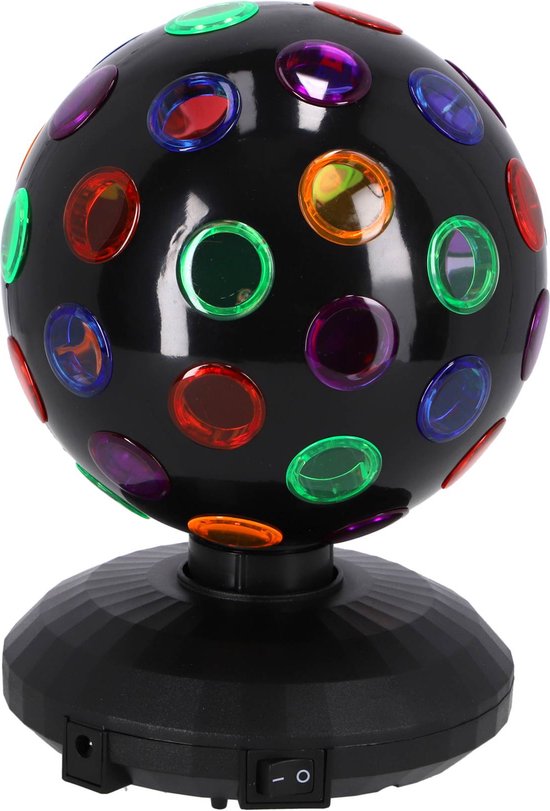 LED Disco Bal 20 cm Zwart
