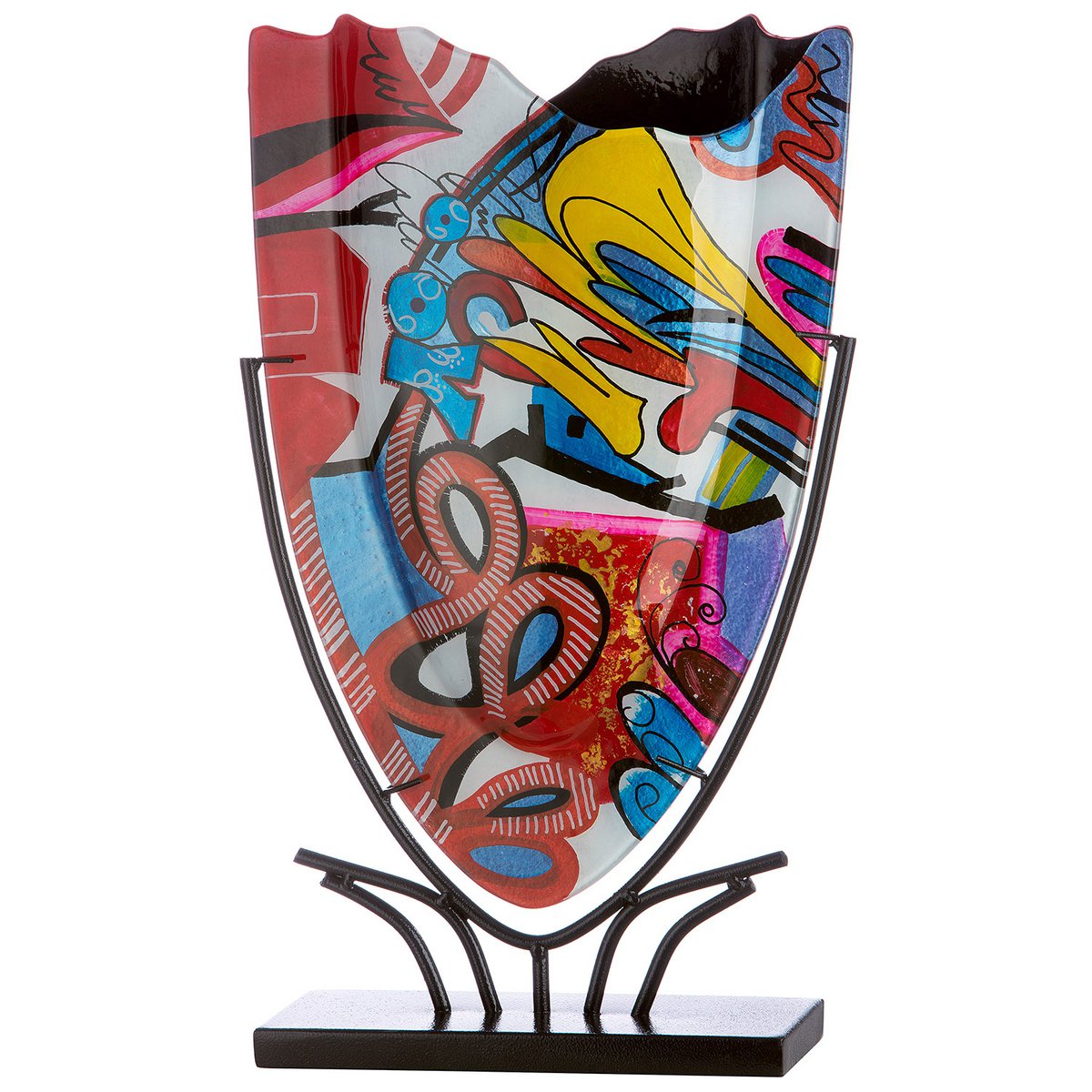 GlasArt designvaas "Street Art"