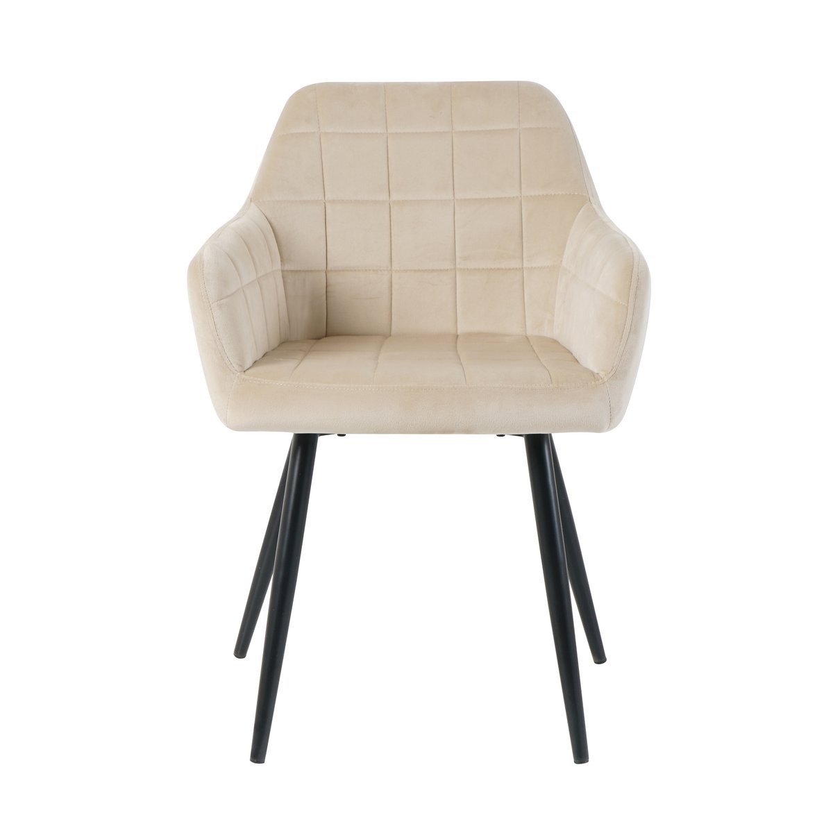 Eetkamerstoel, set van 2 beige