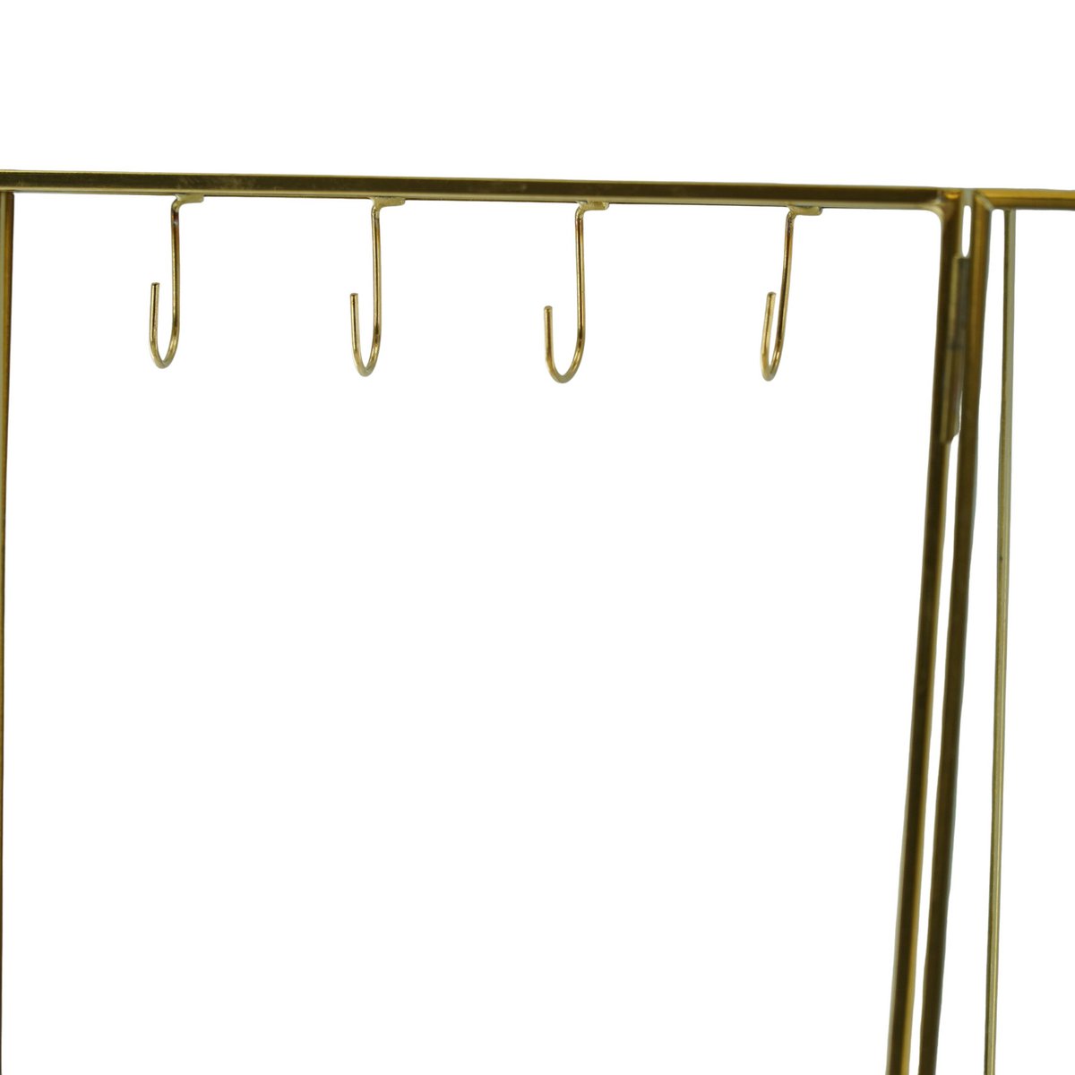 Sieradenhouder - Metaal/Glas - Goud - 18x11x31cm