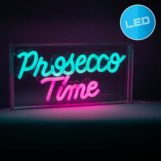 LED-bord "Prosecco Time" Hoogte 30cm