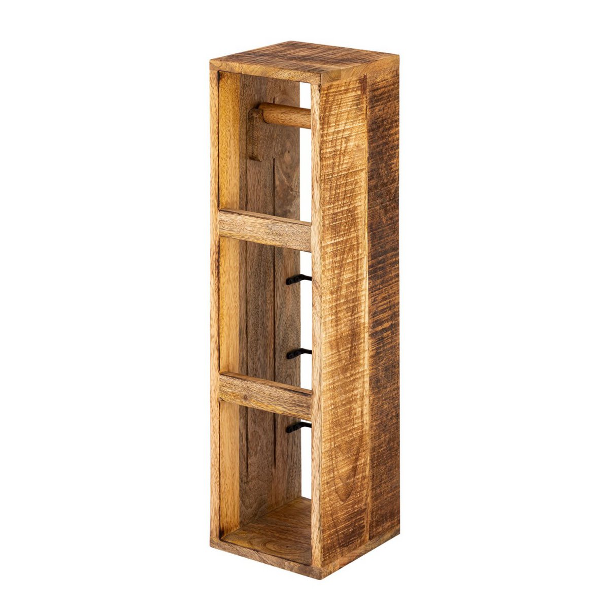 Toiletpapierhouder mangohout 17x17 H 65 cm