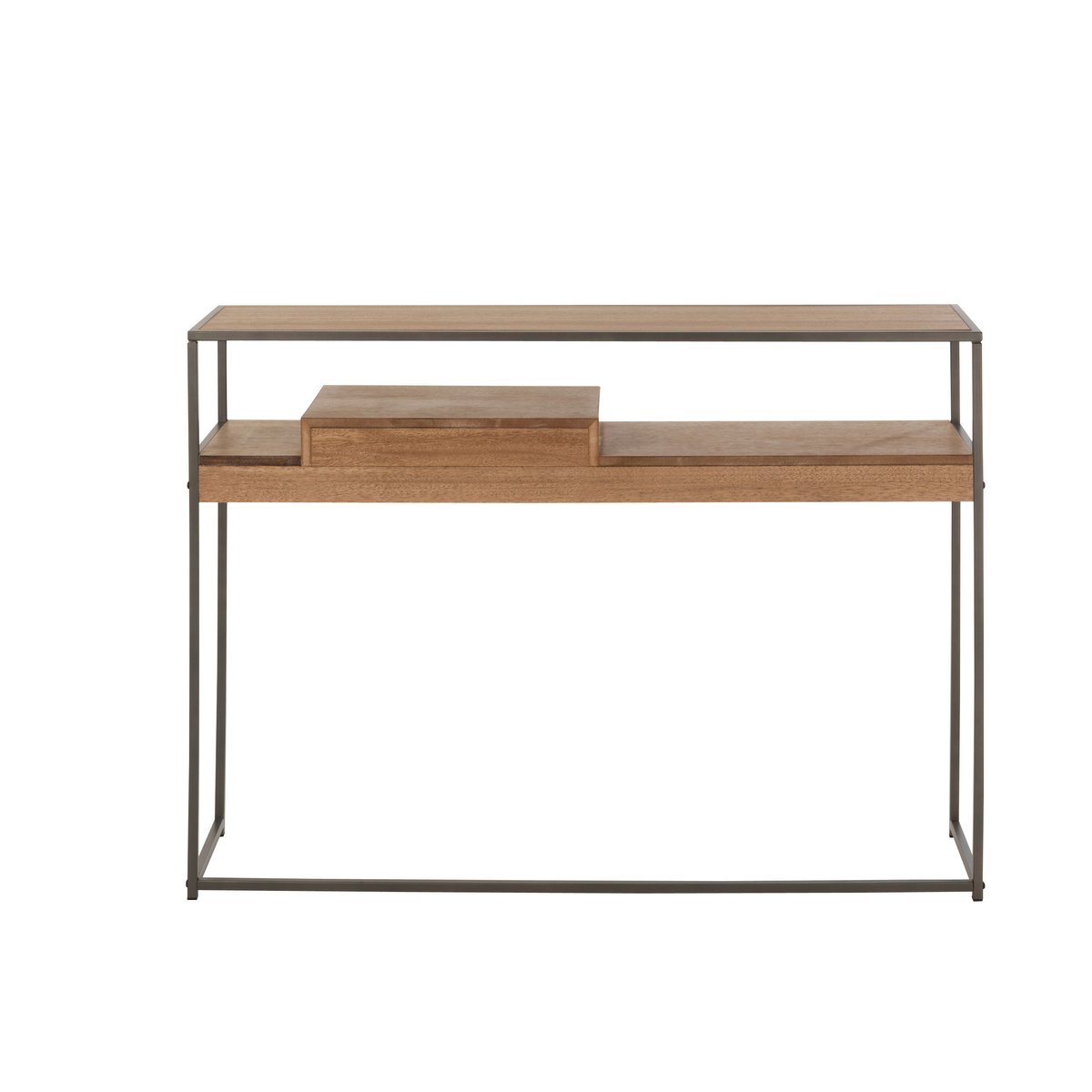 J-Line Console 1 Lade Hout/Metaal Naturel