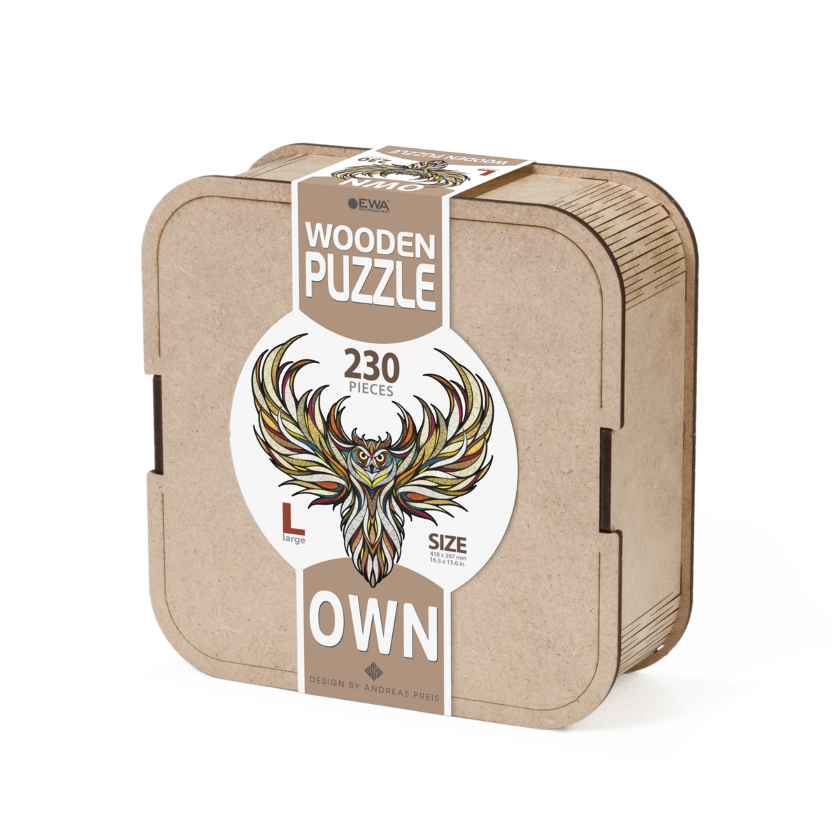 Houten Legpuzzel Uil