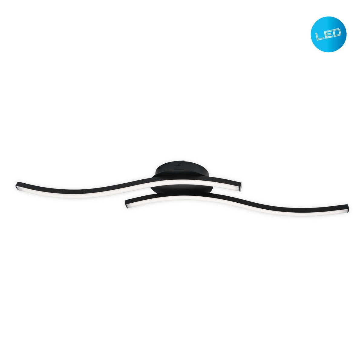 Wand/plafondlamp "Onda" LED lengte 65 cm