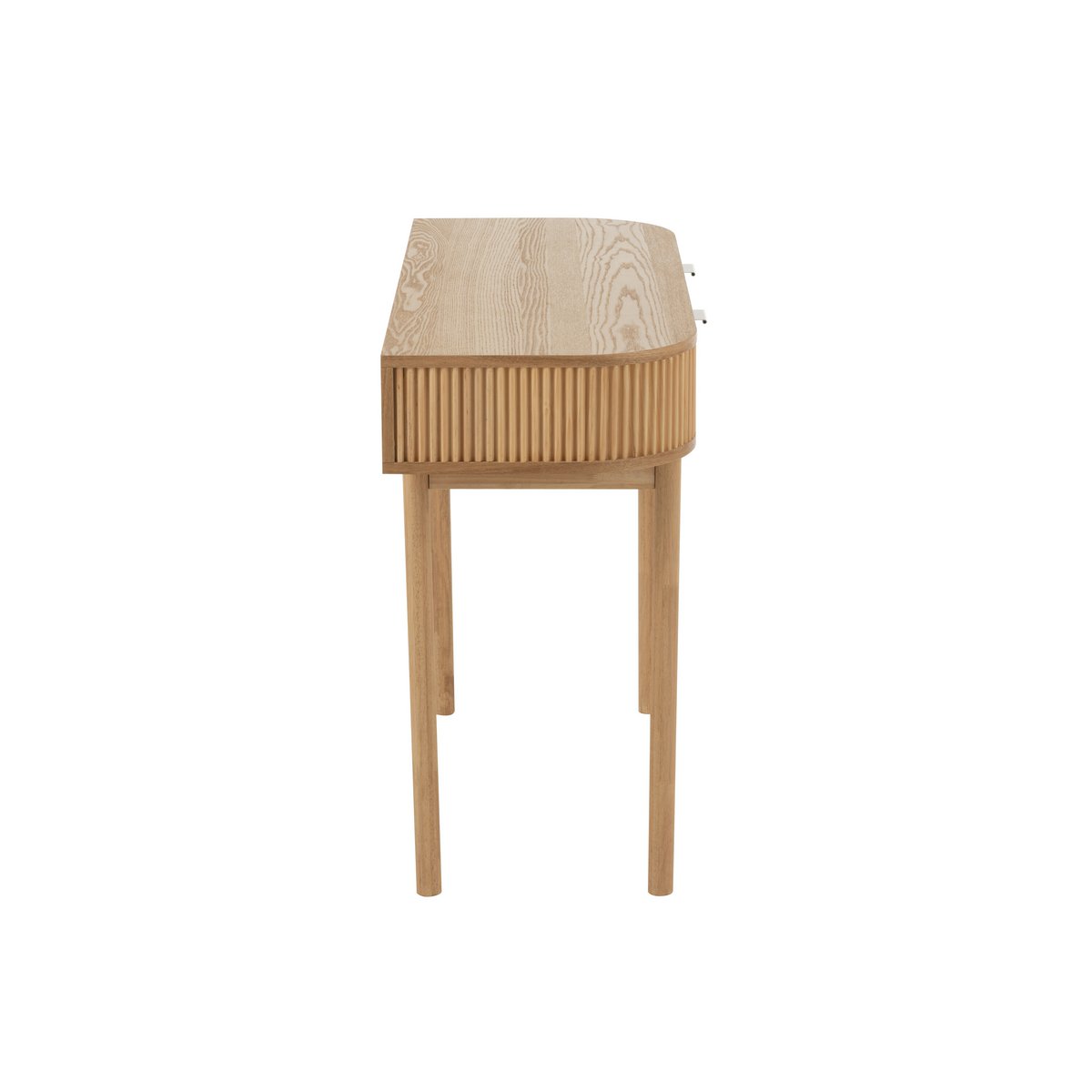 J-Line console Rond - dennenhout - naturel