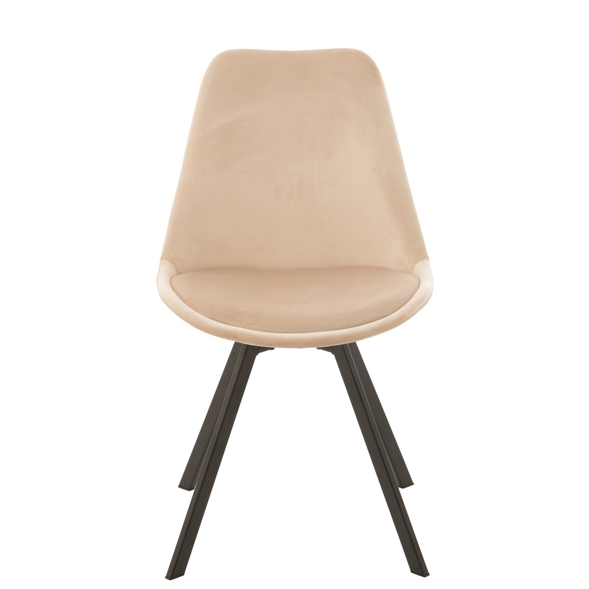 J-Line stoel Helene - metaal/textiel - beige