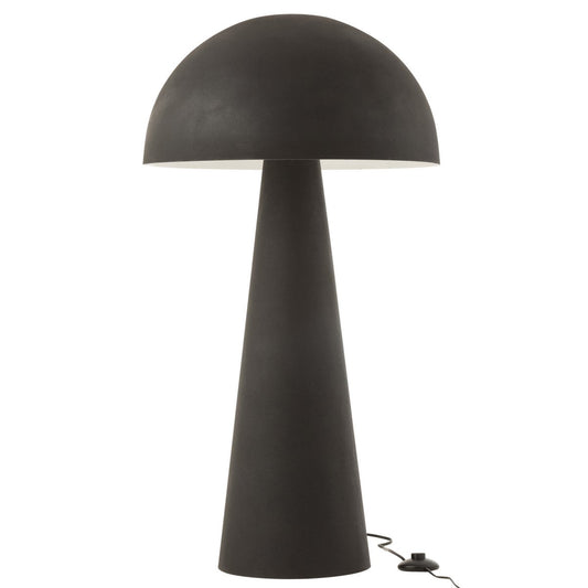 J-Line staanlamp Paddenstoel - metaal - zwart - extra large