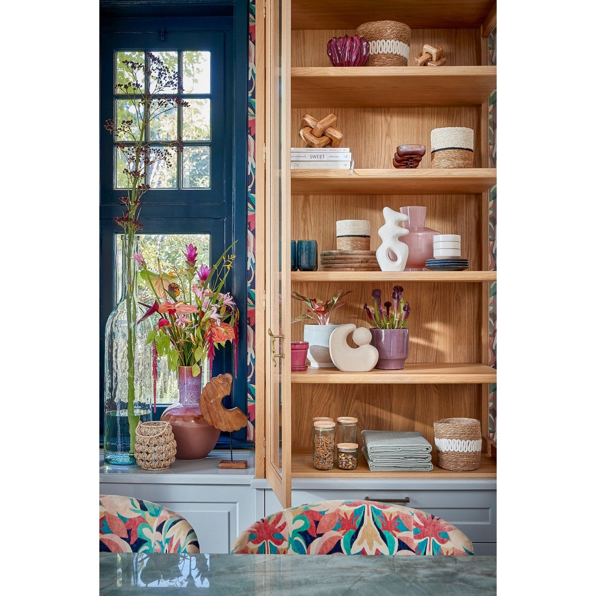 Decoratief beeld Petra L39 x B21 x H8 cm Mangohout