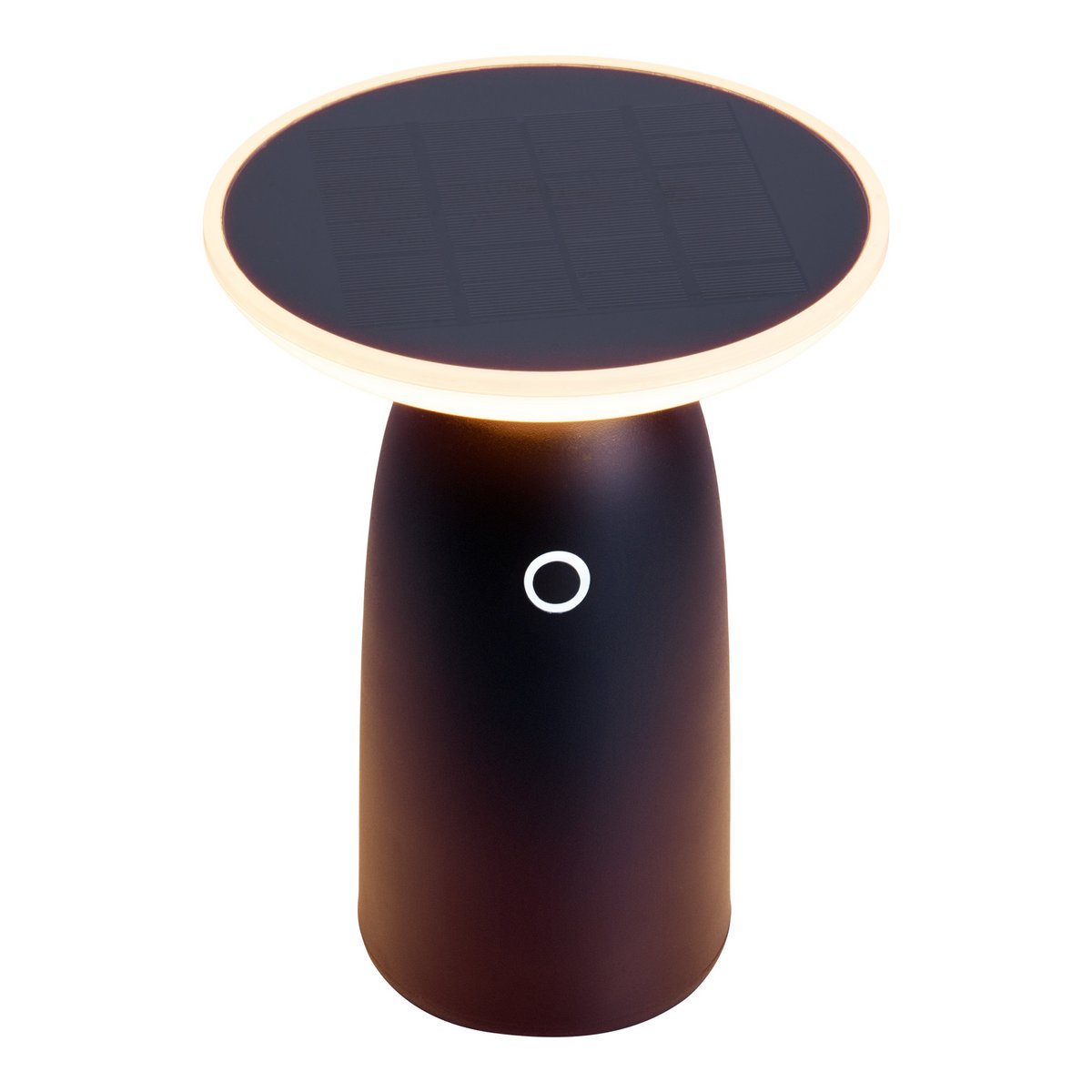 Solar Lamp LED "ADA" Zwart H 22,5cm