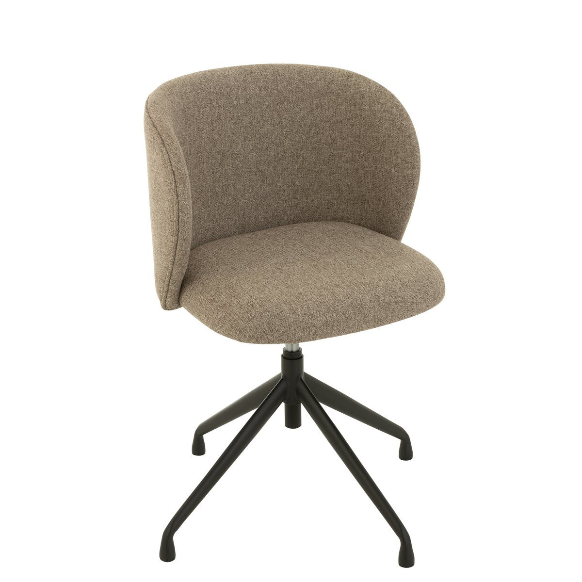 J-Line Stoel Turn/Up/Down Linnen Donker Beige