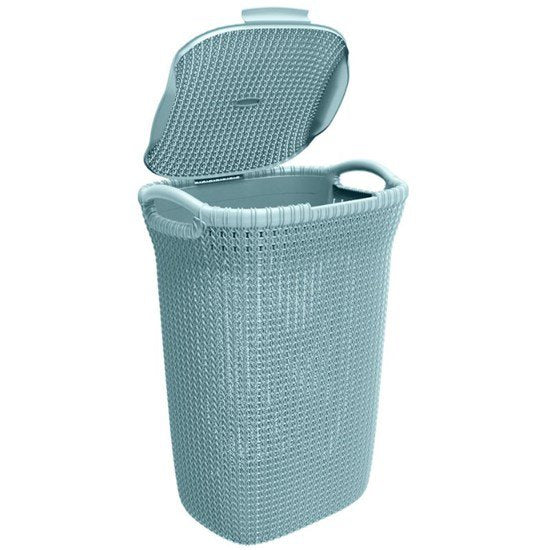 Curver Knit wasbox 57 liter mistig blauw