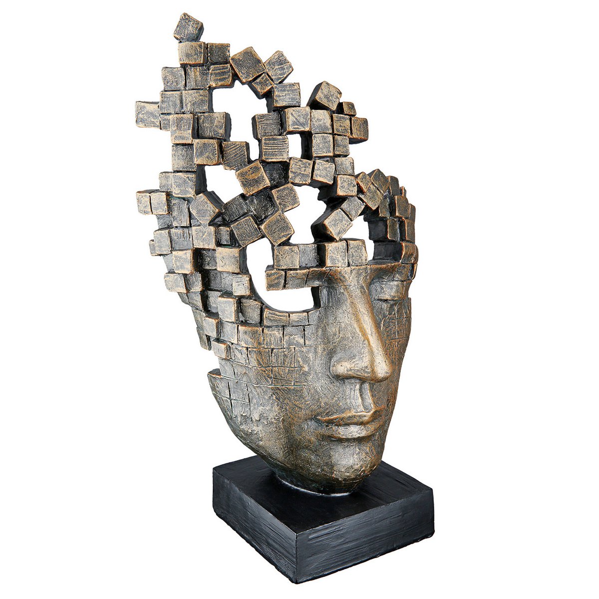 Sculptuur Gezicht Mannenmasker H.30 cm