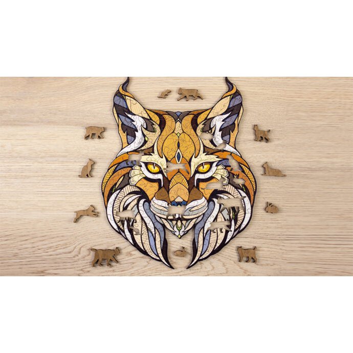 Houten Legpuzzel Lynx