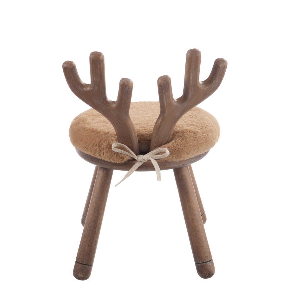 J-Line Stoel Hert Hout Naturel