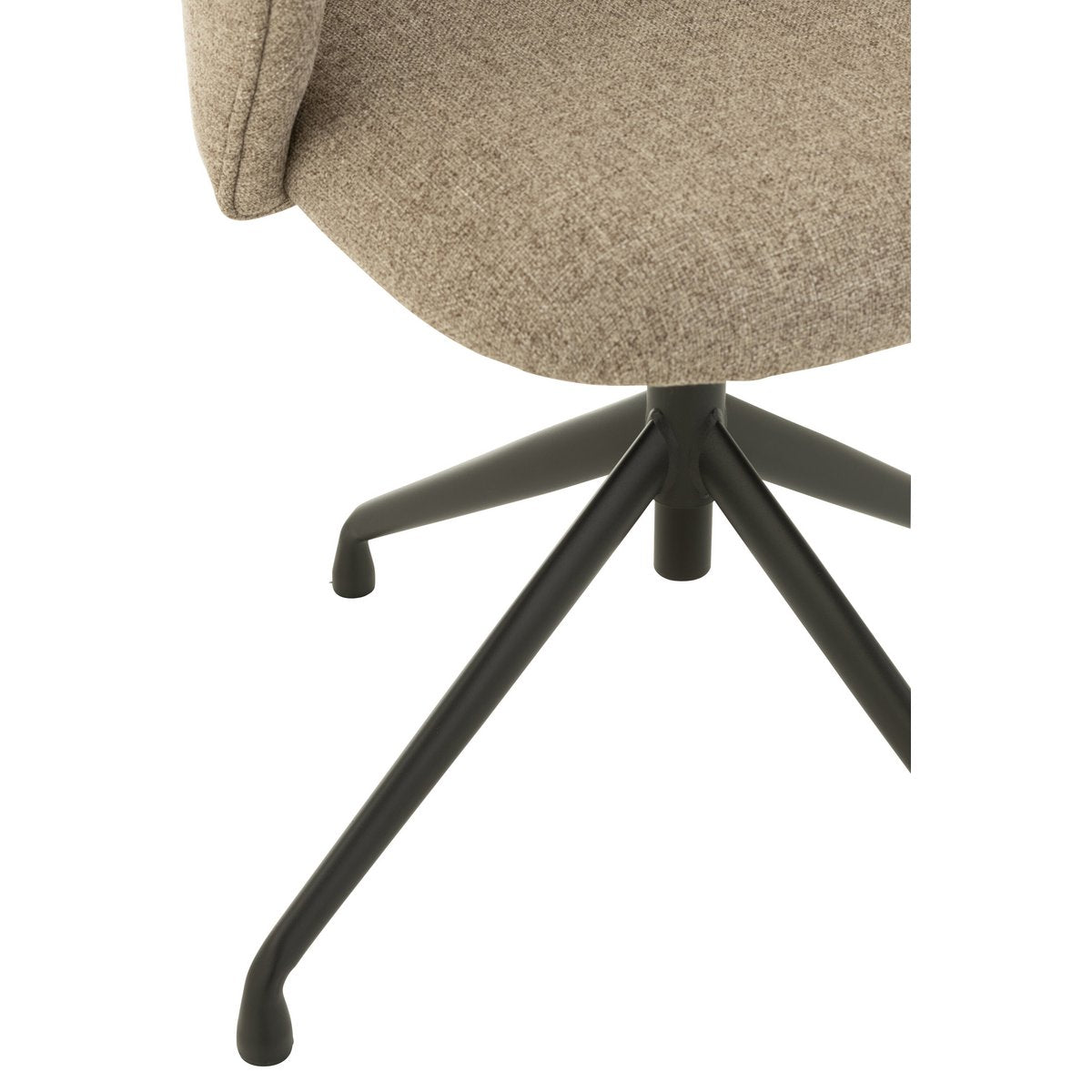 J-Line Stoel Turn/Up/Down Linnen Donker Beige