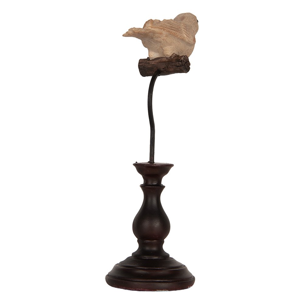 Decoratie vogel 12x7x21 cm