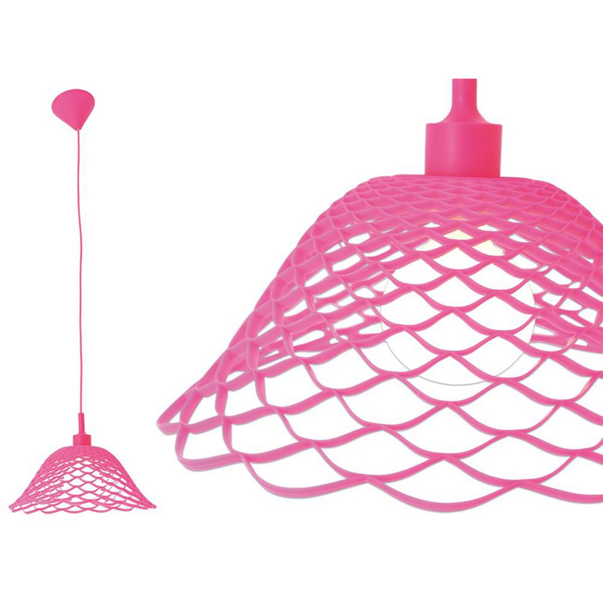 Hanglamp Kunstof "Cera" Roze
