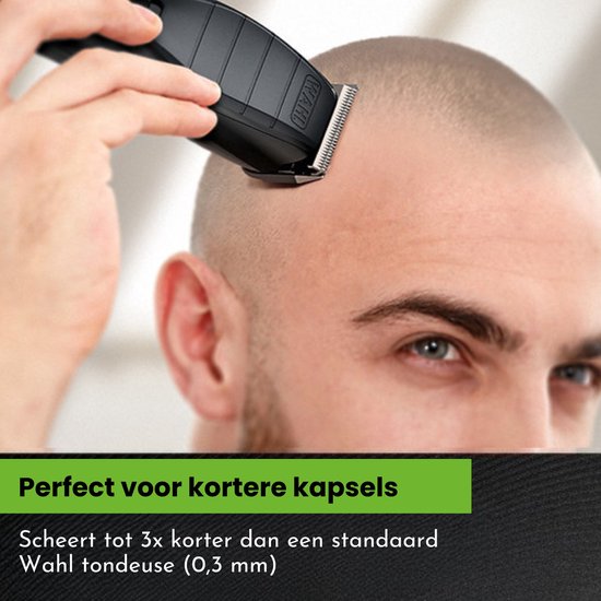 Wahl Cordless Close Cut Tondeuse Zwart