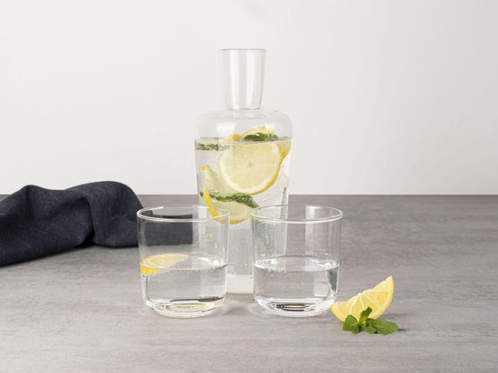 Gusta Fika Waterglazen 8,6 cm Set 2 Stuks